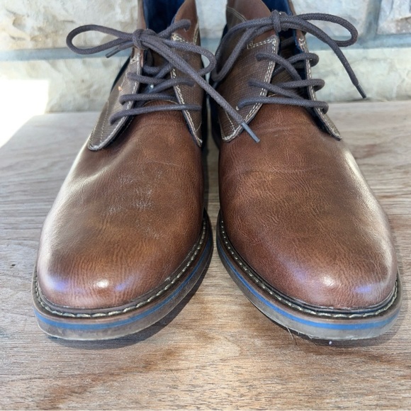 Freeman 1921 Brent Chukka Brown Mens Boots Size 9W - Picture 3 of 12